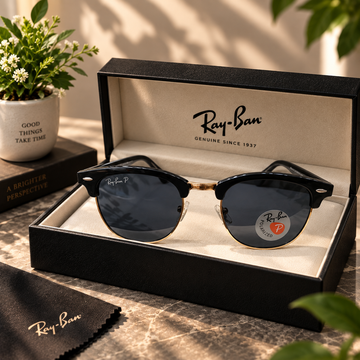 Ray-Ban Clubmaster Polarized Sunglasses – UV Protection