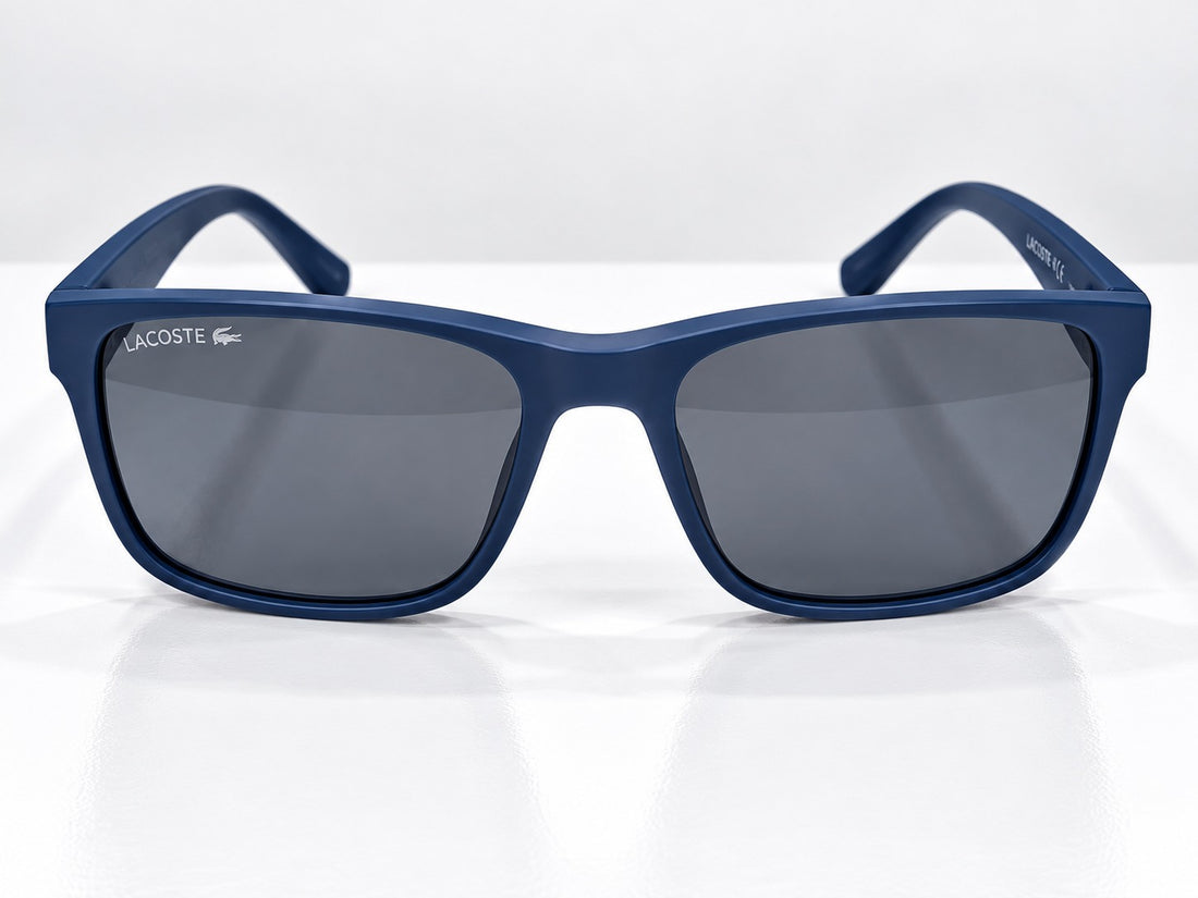 Lacoste Blue Matte Polarized Sunglasses