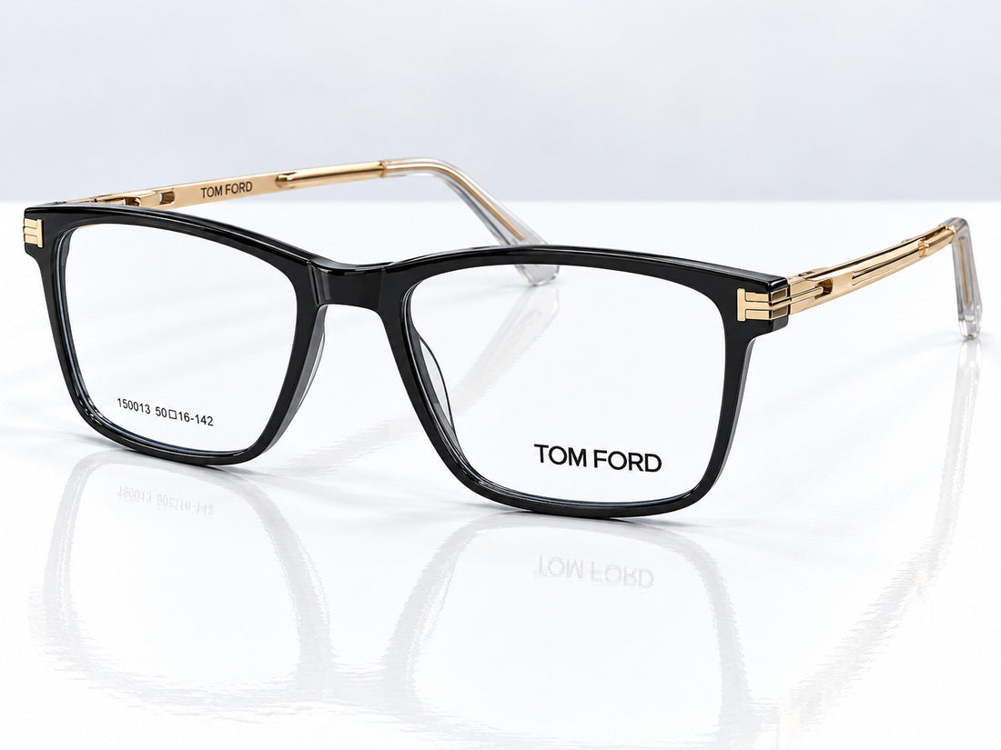 Tom Ford Black & Gold Premium Eyeglasses Frame